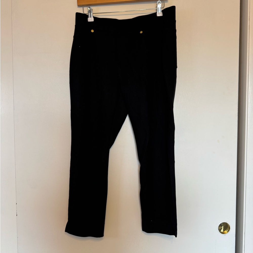 Michael‎ Kors Black Pants with Gold Detail - Large